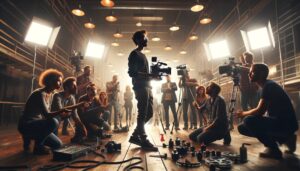 Plan d'actions d'un tournage de production de film